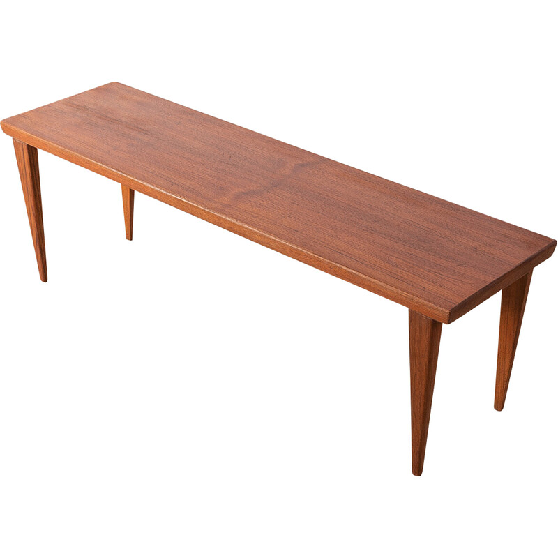 Vintage flower bench in teak, Denmark 1960s