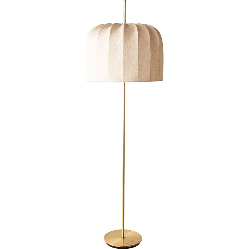 Vintage brass floor lamp by Staff, Germany 1950s