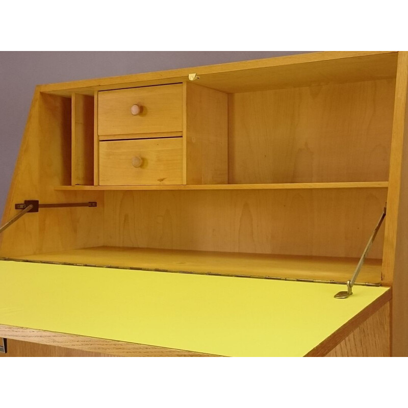 Mid-century writing desk in light oakwood - 1950s