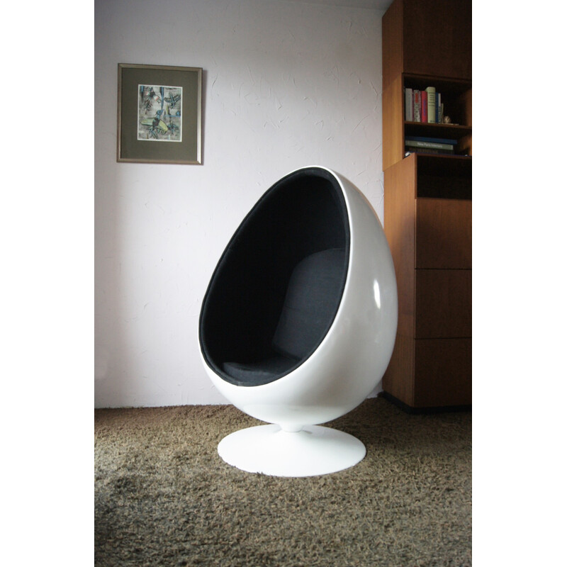 Vintage Zweedse fauteuil Ovalia Egg