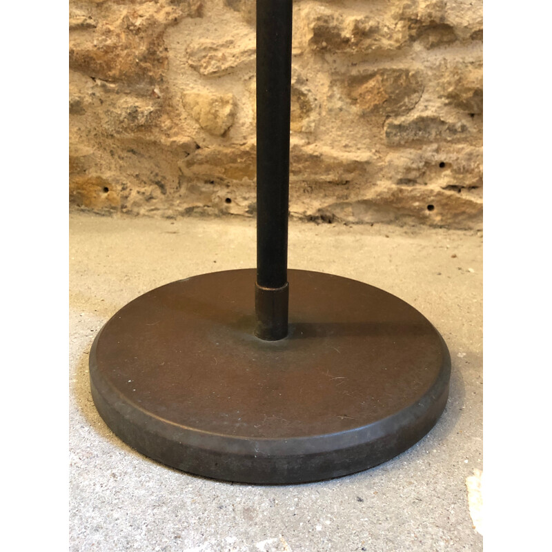 Vintage pedestal ashtray by Jacques Adnet, 1950s