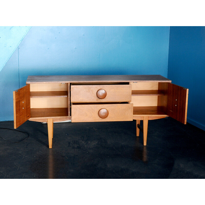 Vintage curved sideboard - 1960s