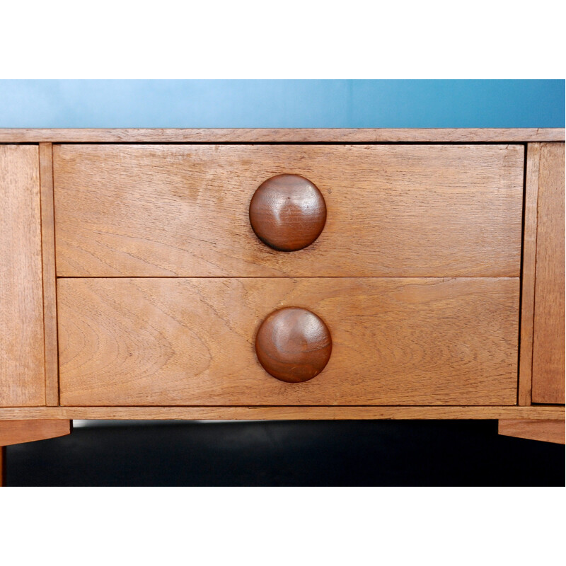 Vintage curved sideboard - 1960s