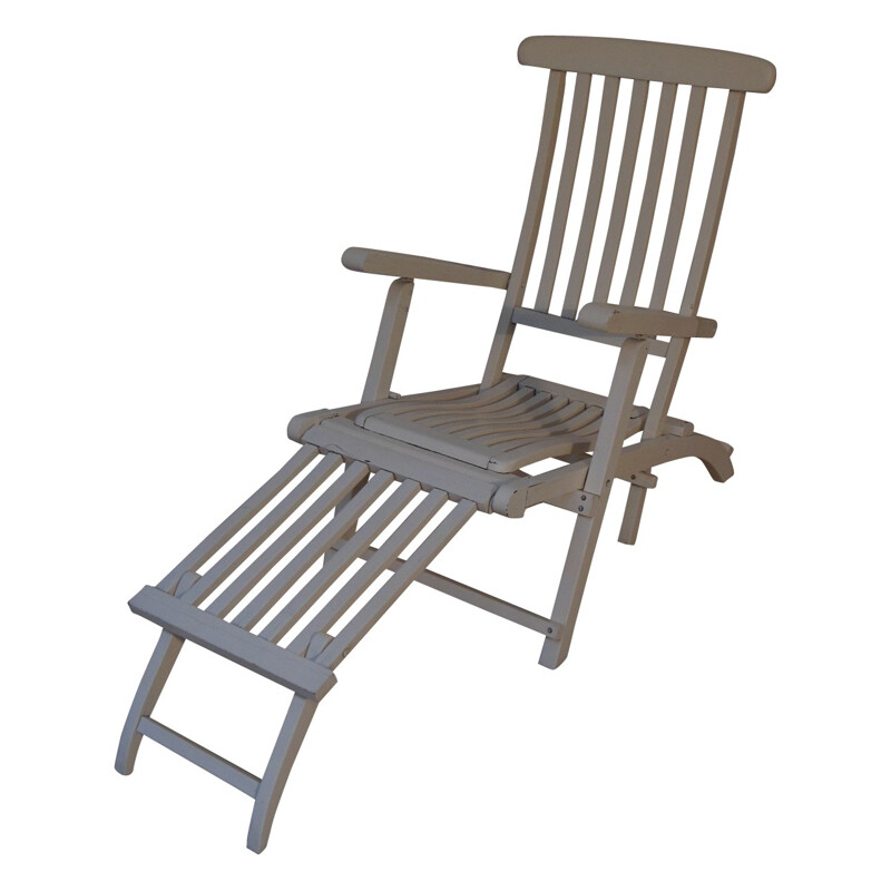 Mid century modern deck chair - 1950s