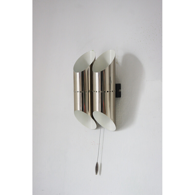 Pair of mid-century Italian wall lamps, 1970s