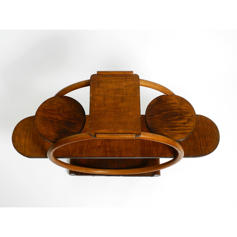 Stand de madeira Vintage Art Deco italiano