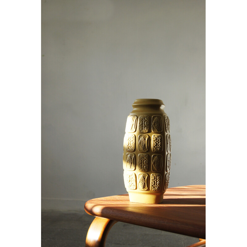 Vaso de cerâmica de meados do século por Bay Keramik, anos 60-1970