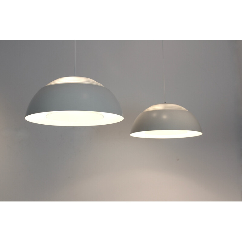 Vintage AJ Royal pendant lamp in white by Arne Jacobsen for Louis Poulsen, 1980s