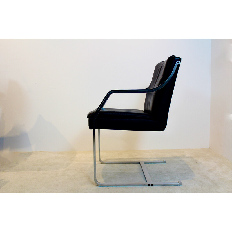 Vintage leather Art Collection armchair by Rudolf B. Glatzel for Walter Knoll