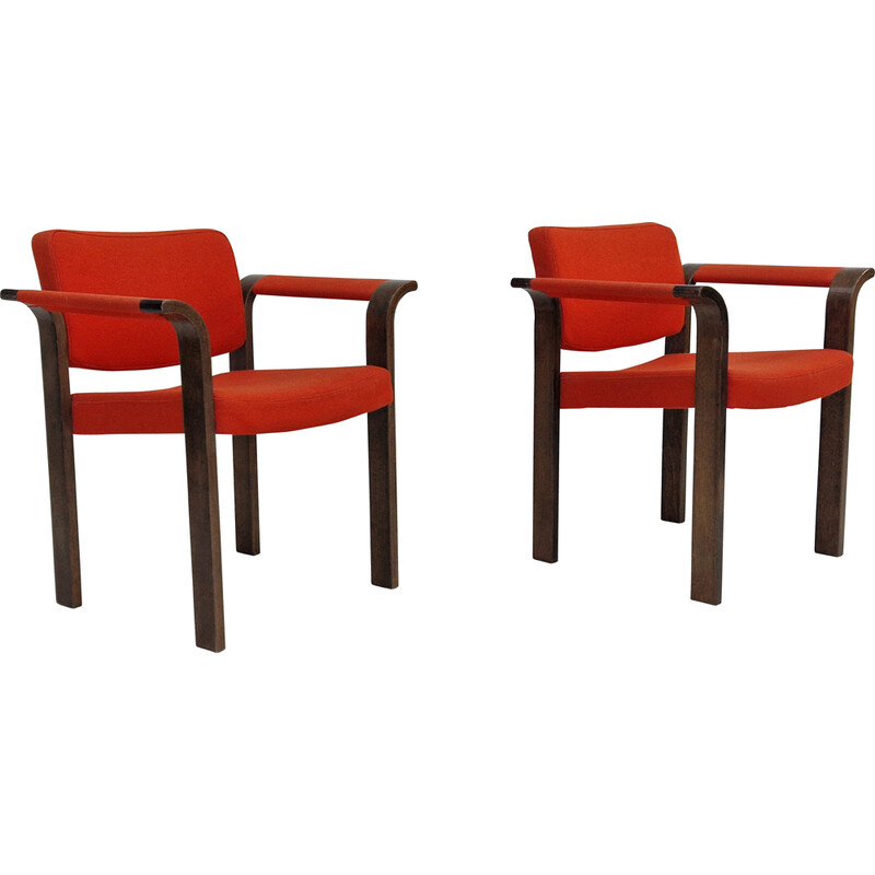 Pair of vintage Danish armchairs by Magnus Olesen, 1980s