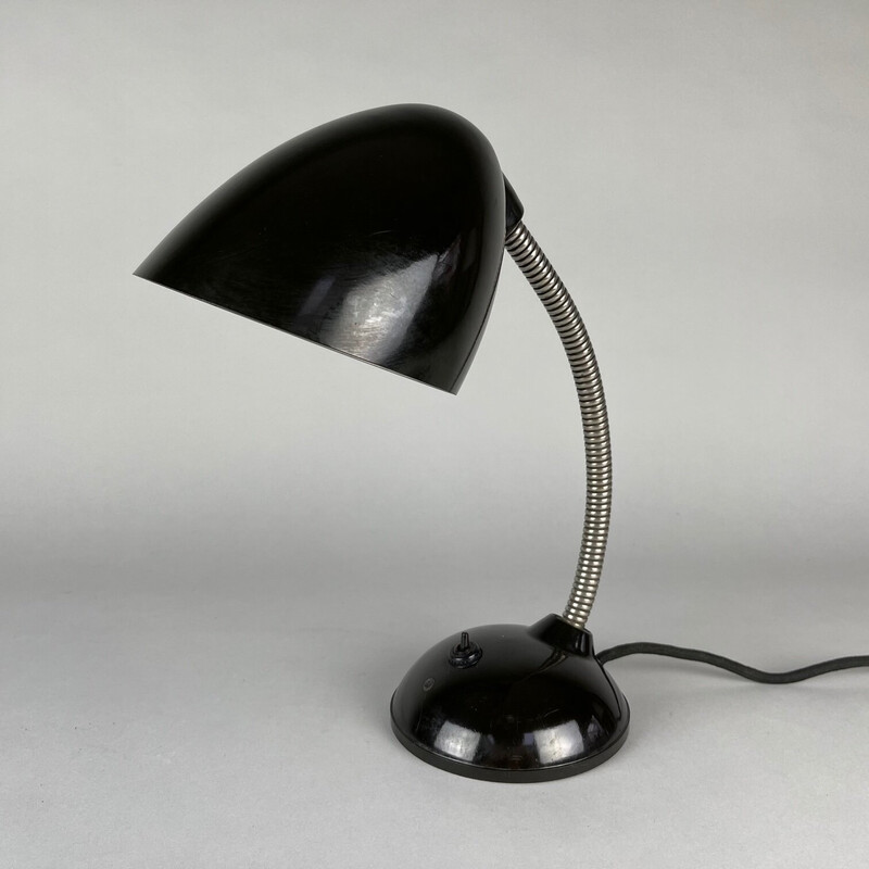 Vintage adjustable table lamp by Eric Kirkman Cole, Czechoslovakia 1950s