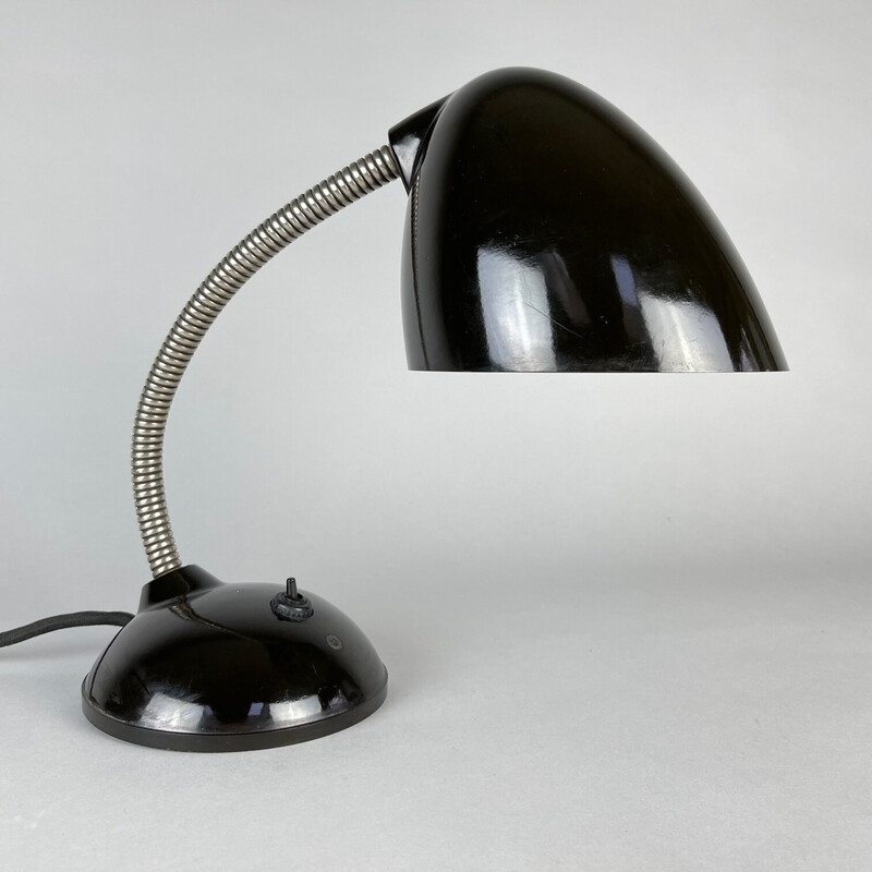 Vintage adjustable table lamp by Eric Kirkman Cole, Czechoslovakia 1950s