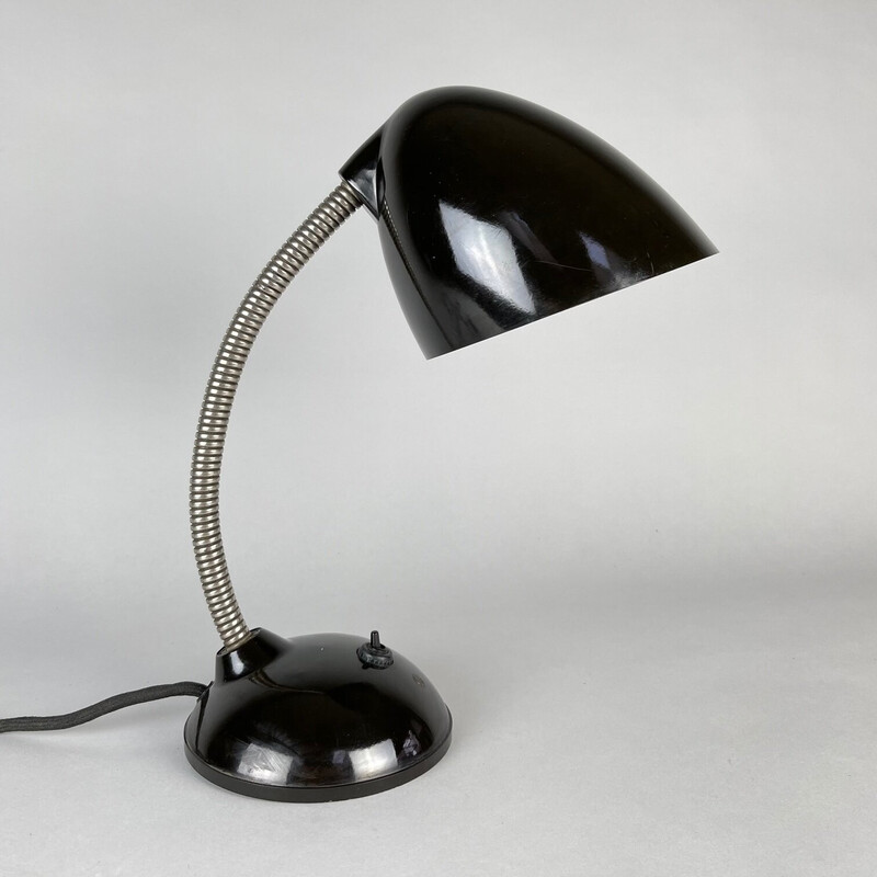 Vintage adjustable table lamp by Eric Kirkman Cole, Czechoslovakia 1950s