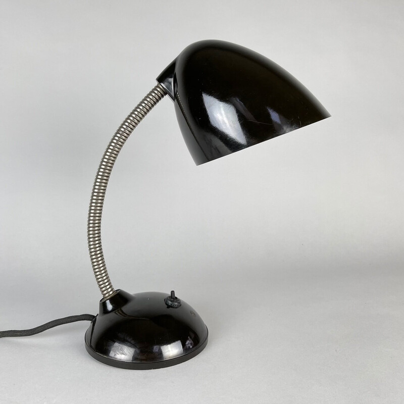 Vintage verstelbare tafellamp van Eric Kirkman Cole, Tsjecho-Slowakije 1950