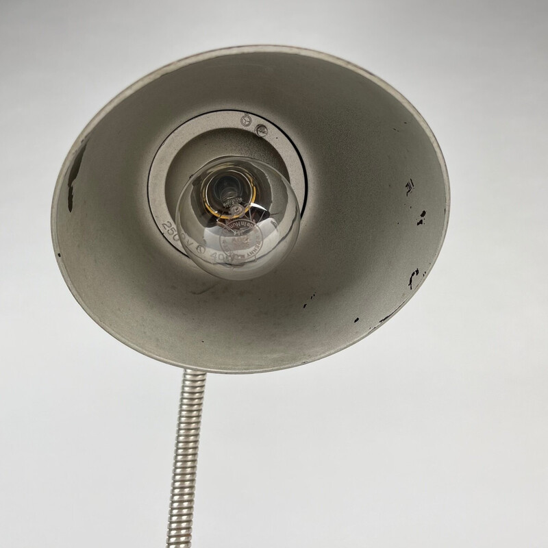 Lámpara de mesa regulable vintage de Eric Kirkman Cole, Checoslovaquia Años 50