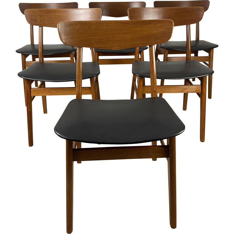 Conjunto de 6 cadeiras Farstrup vintage