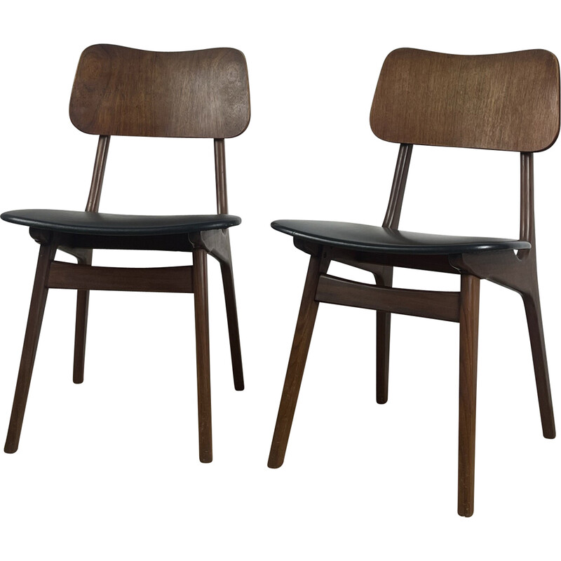 Pair of Danish chairs by Ib Kofod Larsen, 1960s