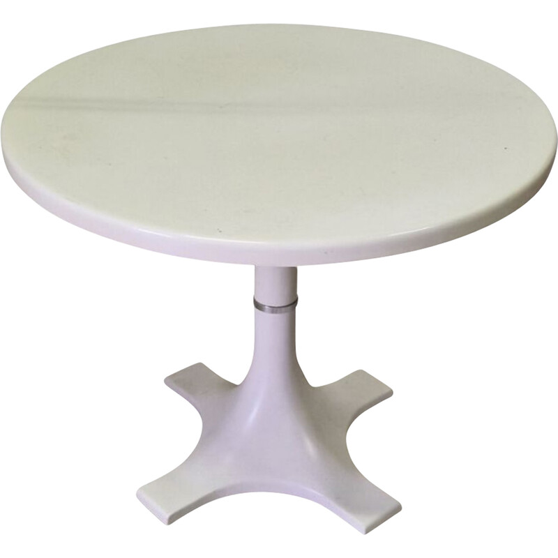 Table vintage de l'ère spatiale par Anna Castelli pour Kartell, Italie 1960