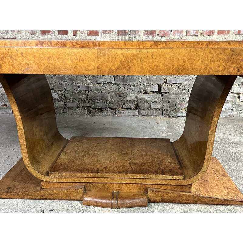 Ausziehbarer Vintage-Tisch auf Lyra-Fuß
