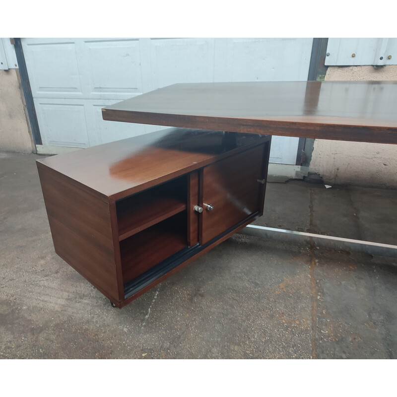 Vintage executive desk by Giancarlo Piretti, 1970