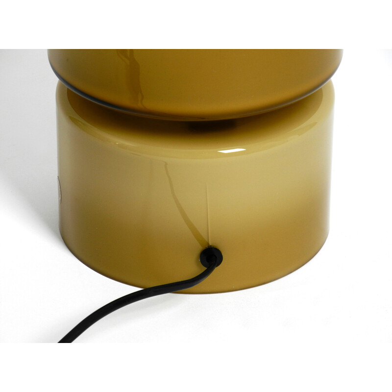 Lampe de table ronde vintage en verre de Murano de V. Nason and Co., 1960