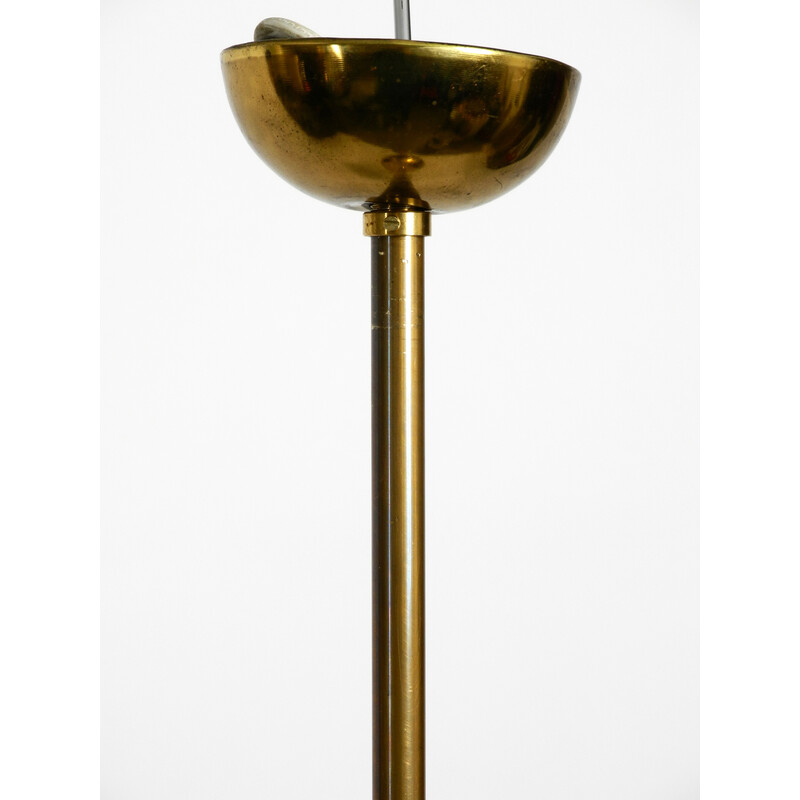 Mid century brass pendant lamp by Vereinigte Werkstätten