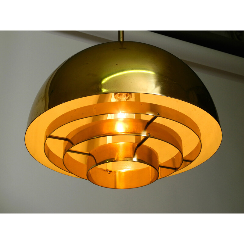 Mid century brass pendant lamp by Vereinigte Werkstätten