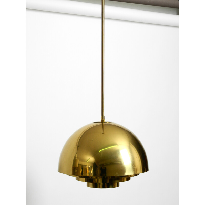 Mid century brass pendant lamp by Vereinigte Werkstätten