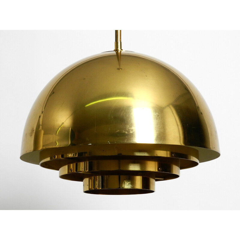 Mid century brass pendant lamp by Vereinigte Werkstätten