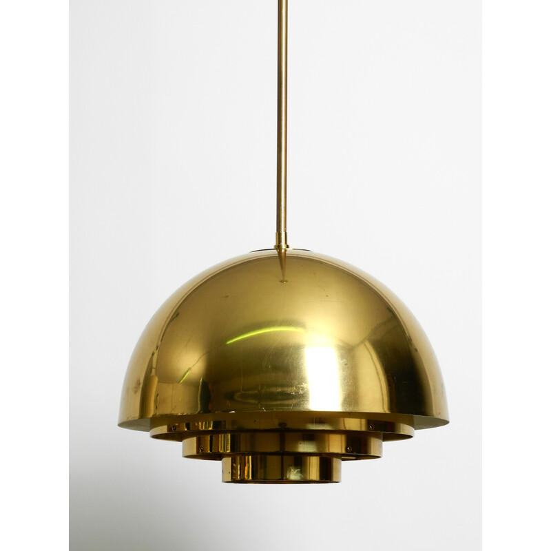 Mid century brass pendant lamp by Vereinigte Werkstätten