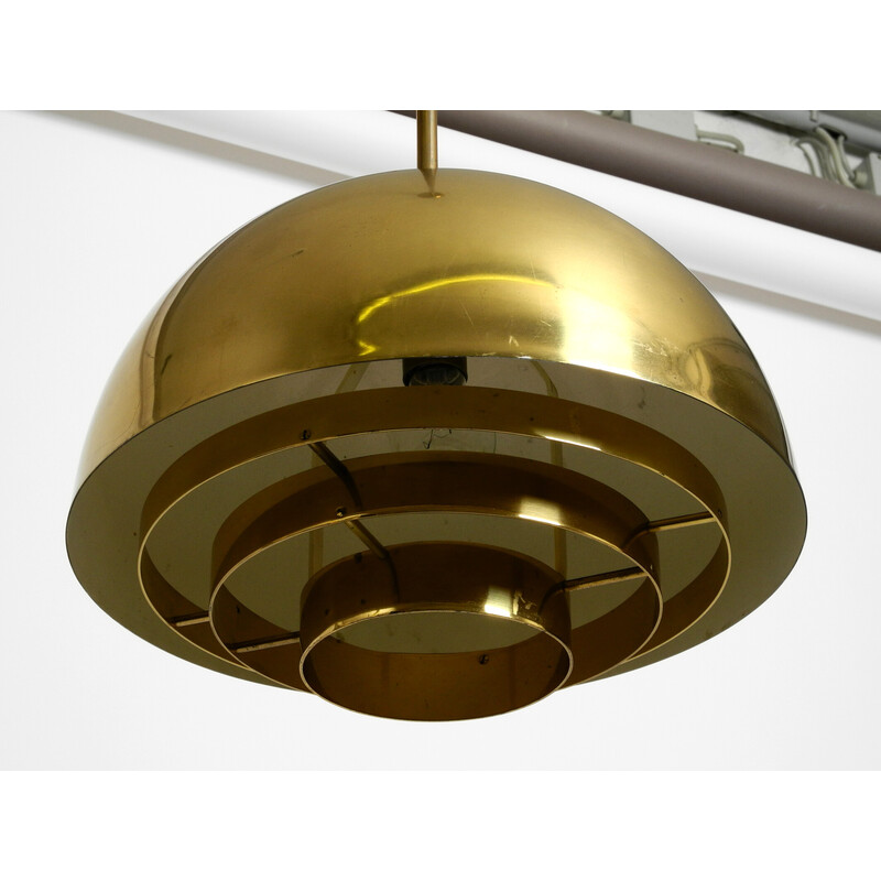 Mid century brass pendant lamp by Vereinigte Werkstätten