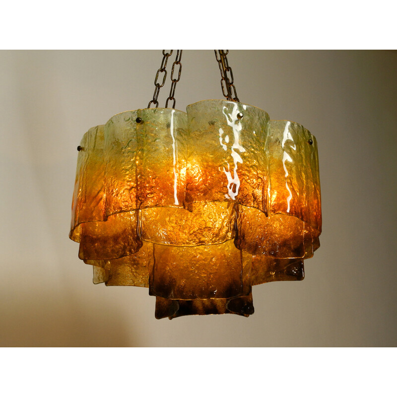 Vintage Italian Murano glass chandelier, 1960s