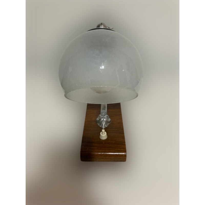 Coppia di lampade da comodino vintage con snodo sferico, anni '60