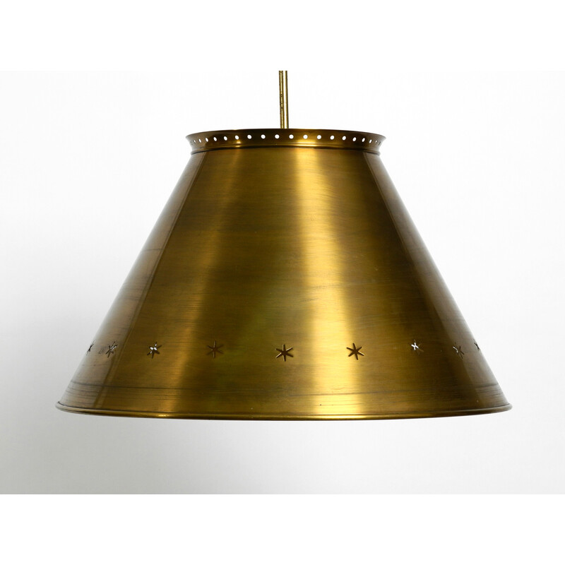 Vintage Italian brass pendant lamps