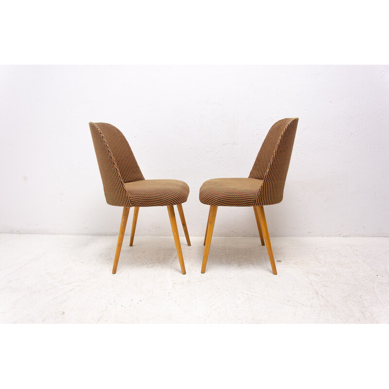 Pair of mid century dining chairs by Radomír Hofman, 1960s