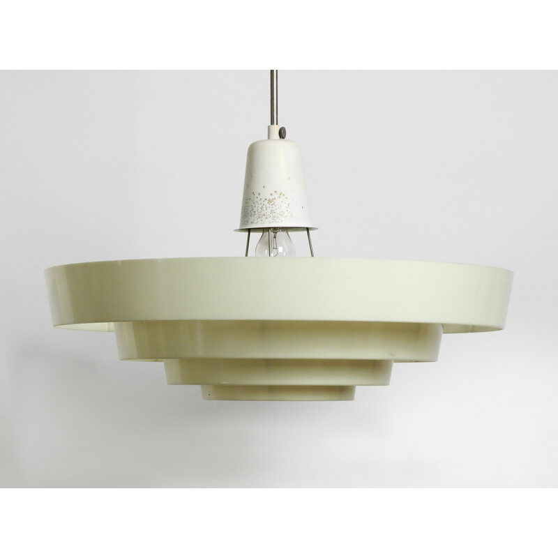 Vintage Art Deco industrial slat pendant lamp by Siemens and Schuckert, Germany