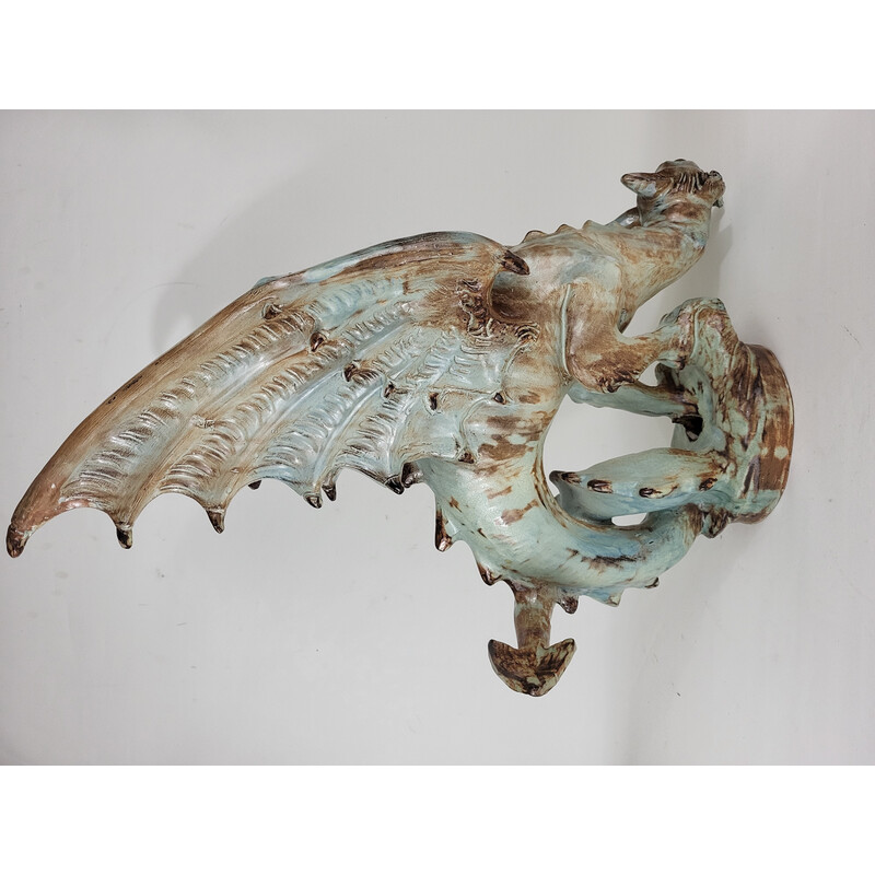 Vintage Art Nouveau ceramic chimera