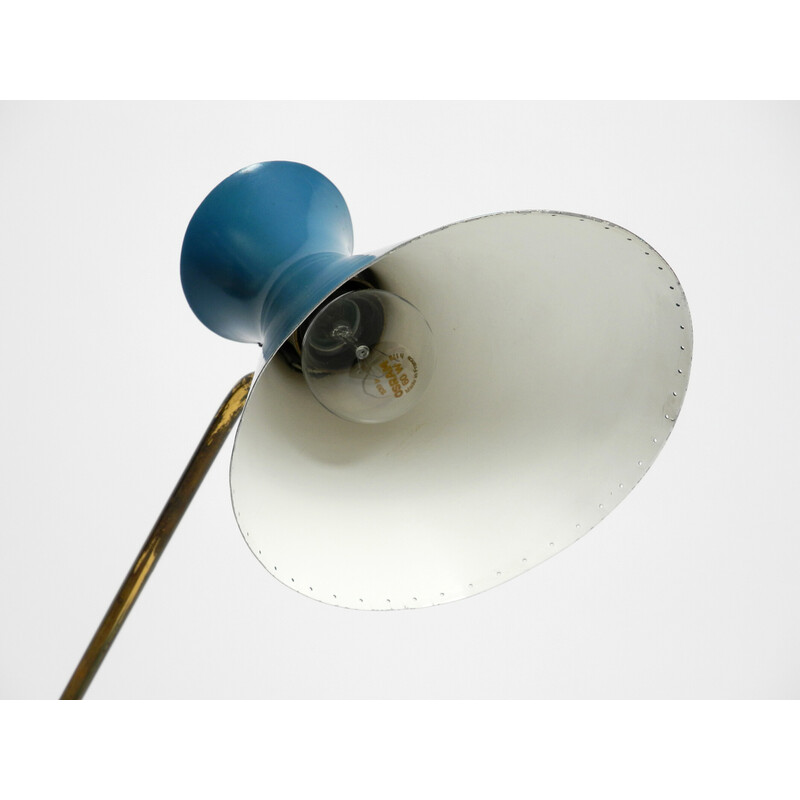 Lampe de table diabolo italienne vintage à col rotatif, 1950