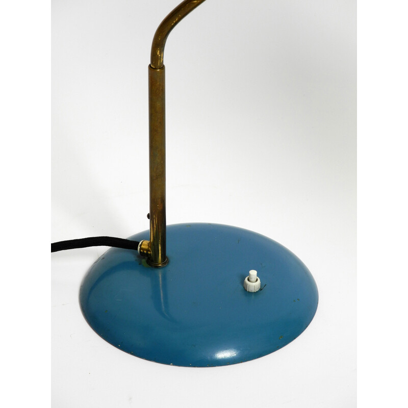 Italiaanse midden-eeuwse diabolo tafellamp met draaibare hals, jaren 1950