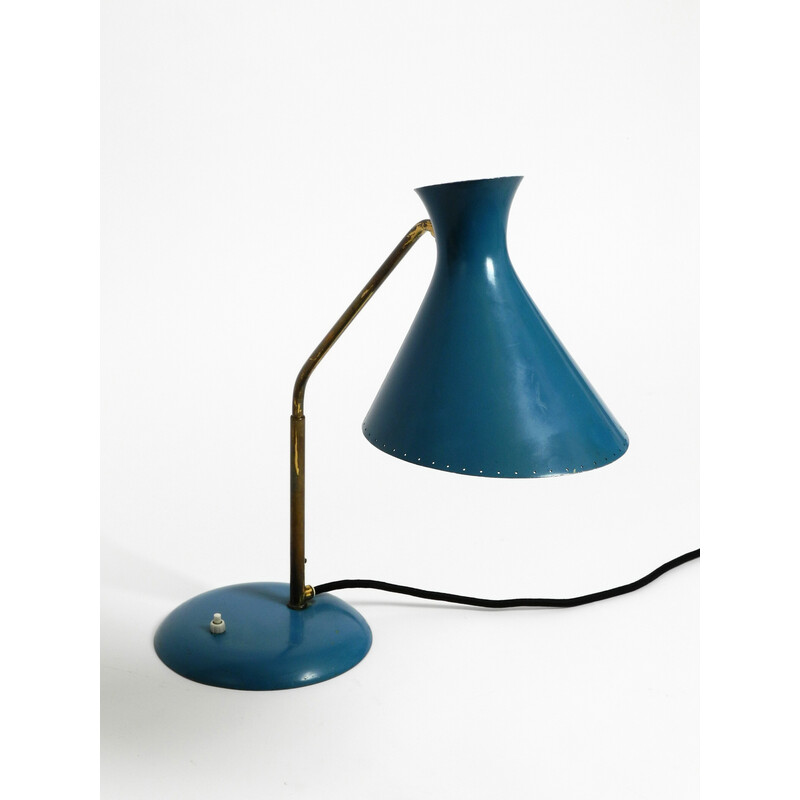 Italian mid century diabolo table lamp with rotatable neck, 1950s