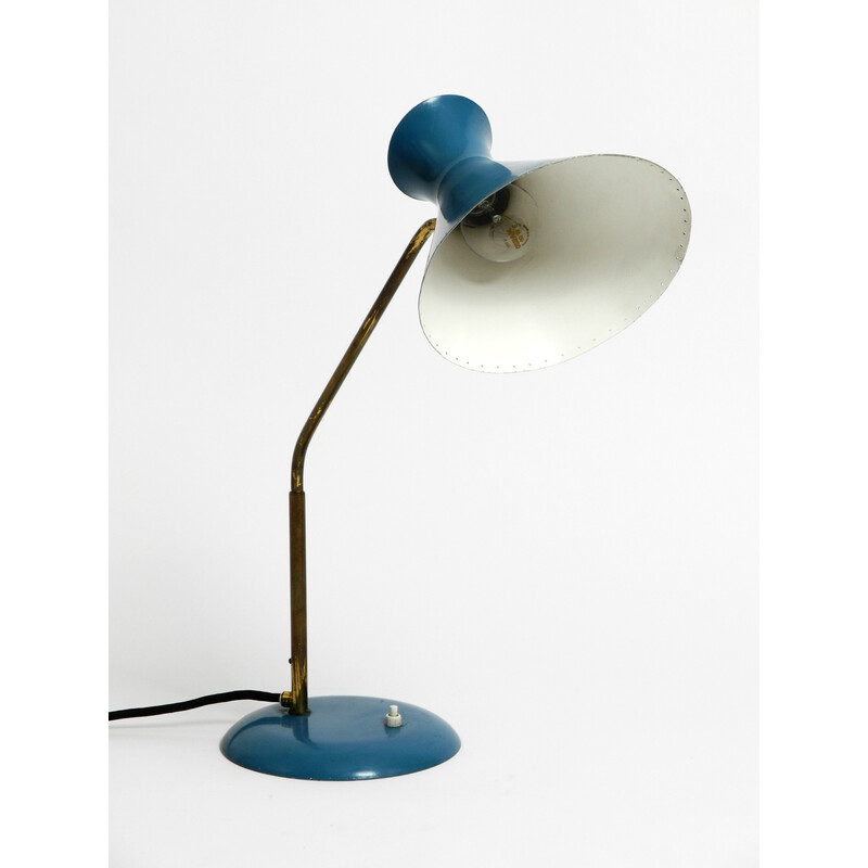 Italian mid century diabolo table lamp with rotatable neck, 1950s