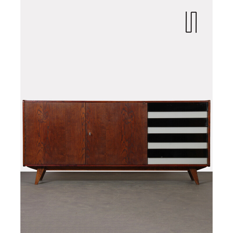 Vintage sideboard model U-460 by Jiroutek for Interier Praha, Czech Republic 1960