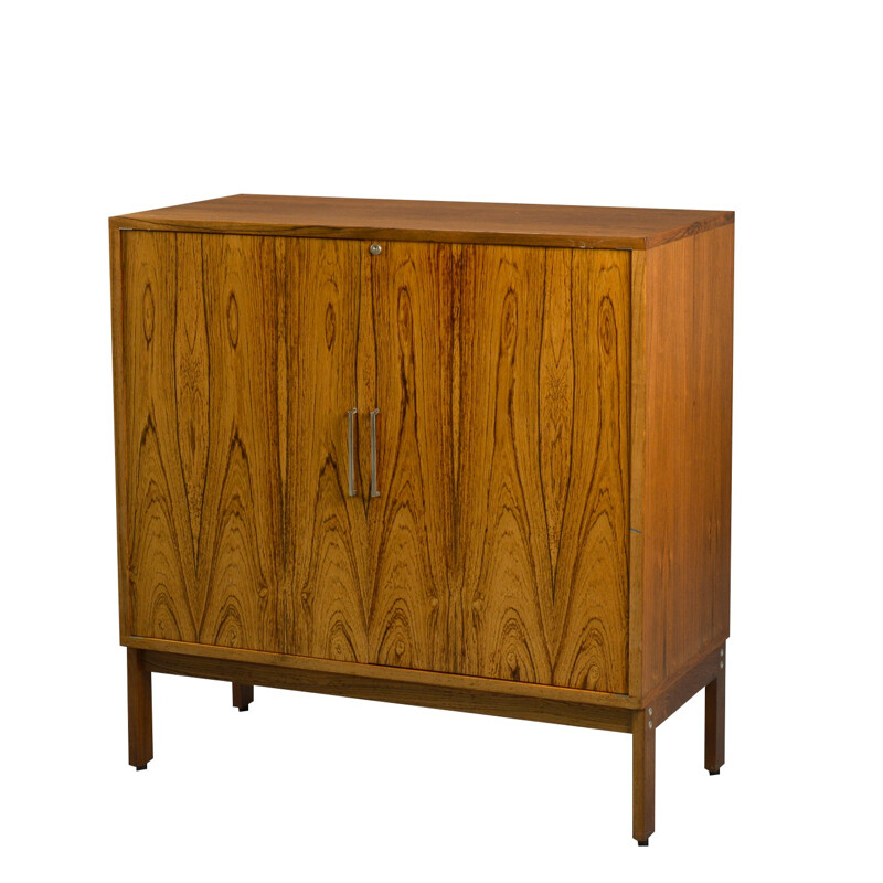 Scandinavian sideboard in rosewood with 2 doors - 1960s