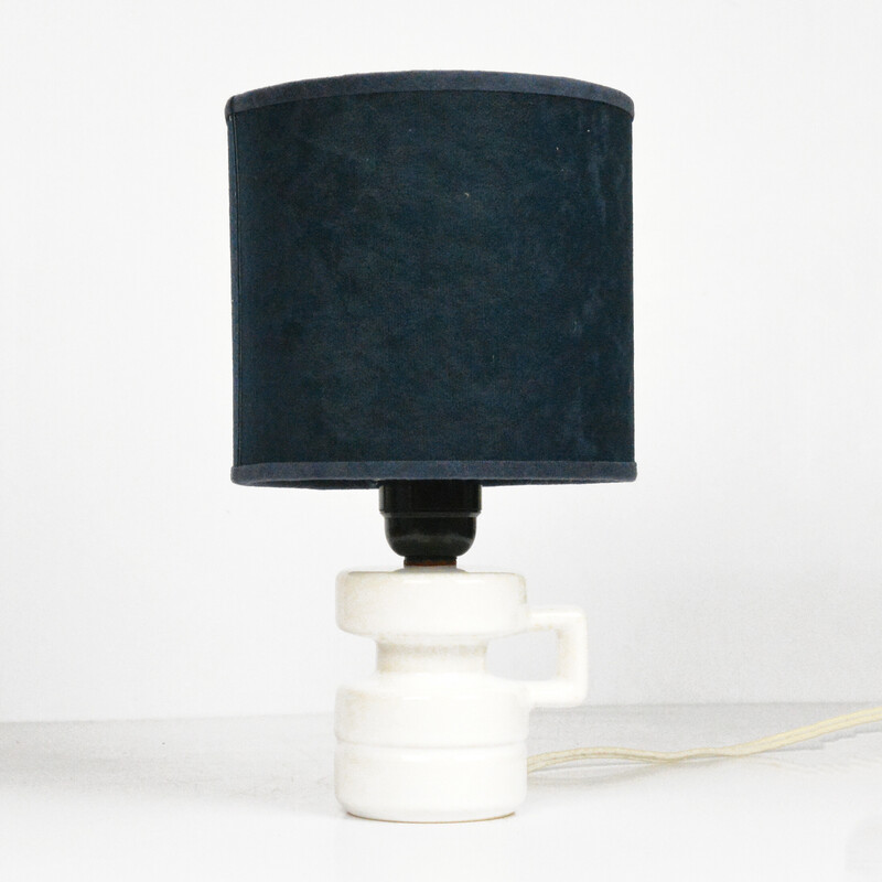 Lámpara de cabecera de cerámica vintage, Gran Bretaña años 70