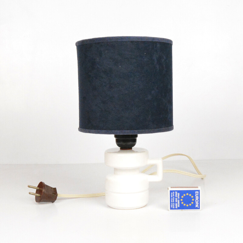 Vintage ceramic bedside lamp, Great Britain 1970s