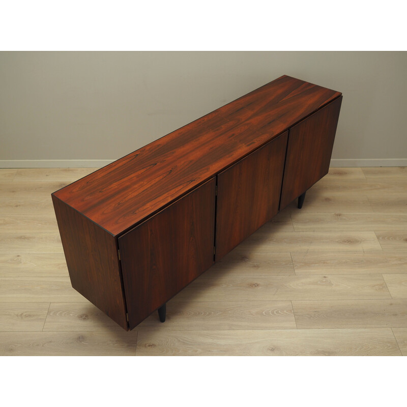 Vintage Danish rosewood sideboard by Omann Jun, 1970s