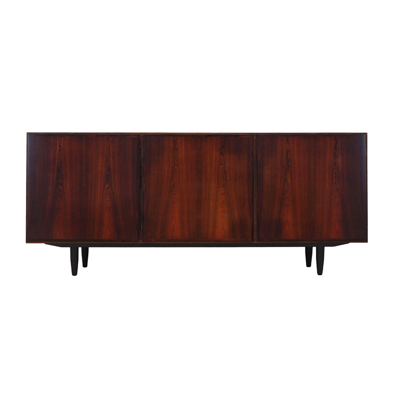 Vintage Danish rosewood sideboard by Omann Jun, 1970s