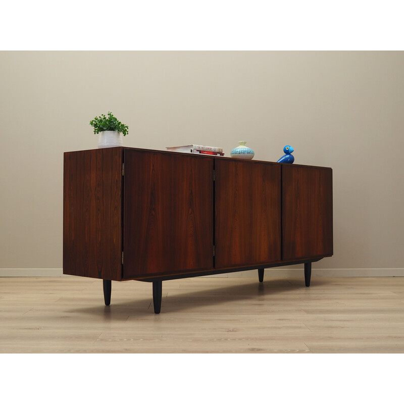 Vintage Danish rosewood sideboard by Omann Jun, 1970s