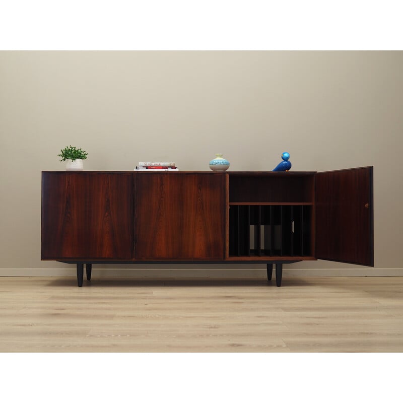 Vintage Danish rosewood sideboard by Omann Jun, 1970s