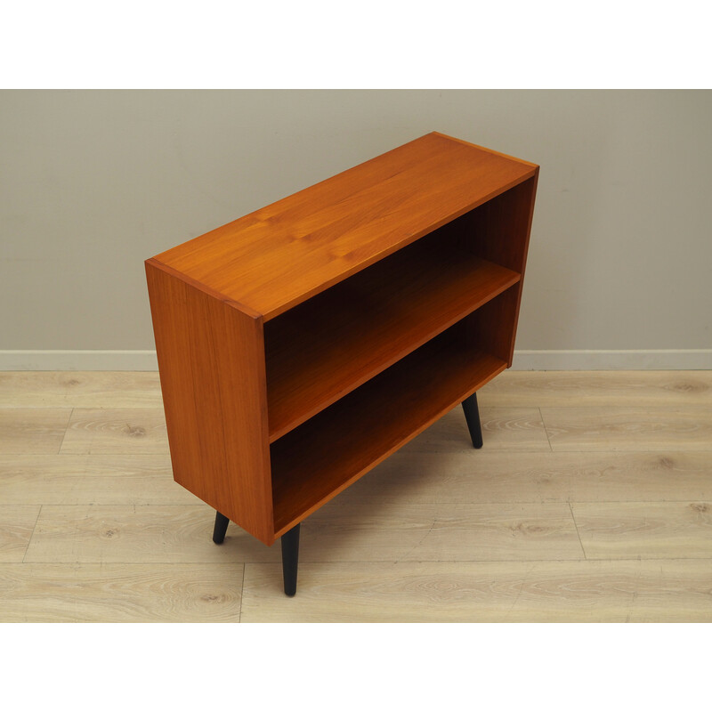 Vintage teak bookcase, Denmark 1970s